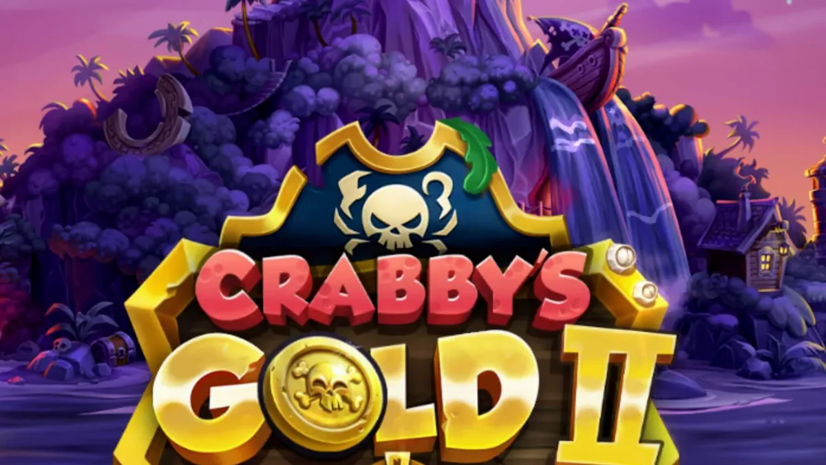 Tampilan visual slot Crabby’s Gold 2 dengan tema bajak laut yang penuh warna